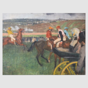 Papel De Seda Edgar Degas - En las carreras