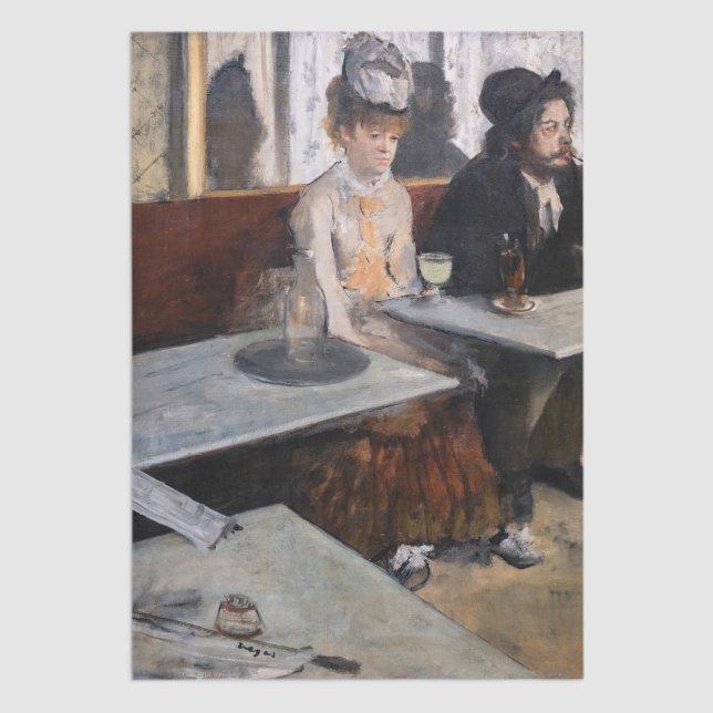 Papel De Seda Edgar Degas - En un café / The Absinthe (Subido por el creador)