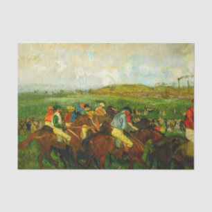 Papel De Seda Edgar Degas Horseback Riding