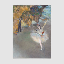 Papel De Seda Edgar Degas - La estrella / bailarina en el escena