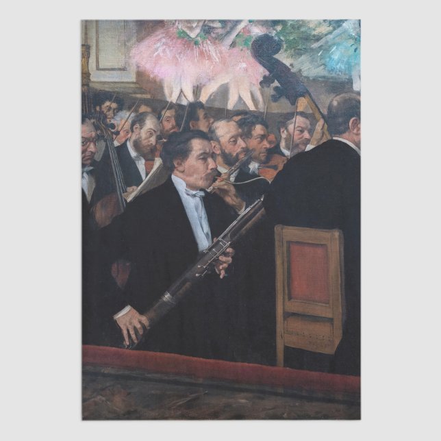 Papel De Seda Edgar Degas - Orquesta en la Ópera (Subido por el creador)