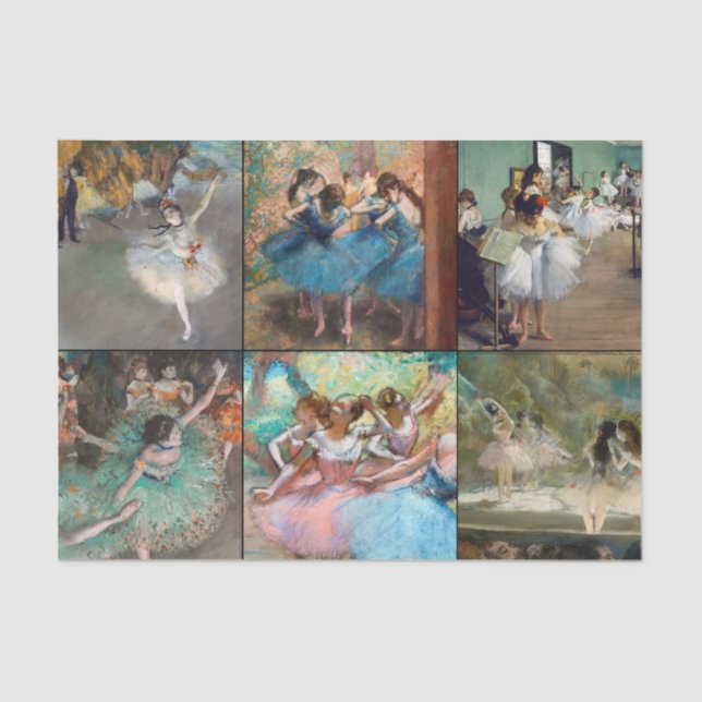 Papel De Seda Edgar Degas - Selección de Obra Maestra de bailari (Anverso)
