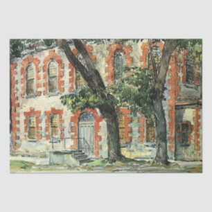 Papel De Seda Edificio holandés antiguo en Fishkill, Nueva York