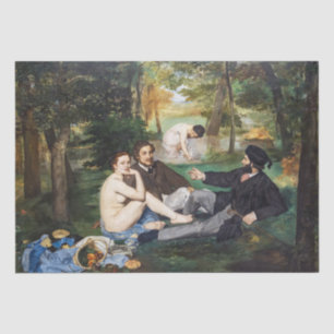 Papel De Seda Edouard Manet - Almuerzo en la hierba