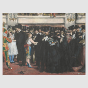 Papel De Seda Edouard Manet - Bolla enmascarada en la ópera