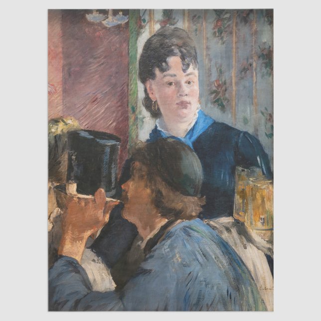 Papel De Seda Edouard Manet - Camarera Sirviendo Cerveza (Subido por el creador)