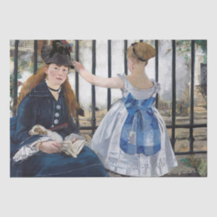 Papel De Seda Edouard Manet - El ferrocarril