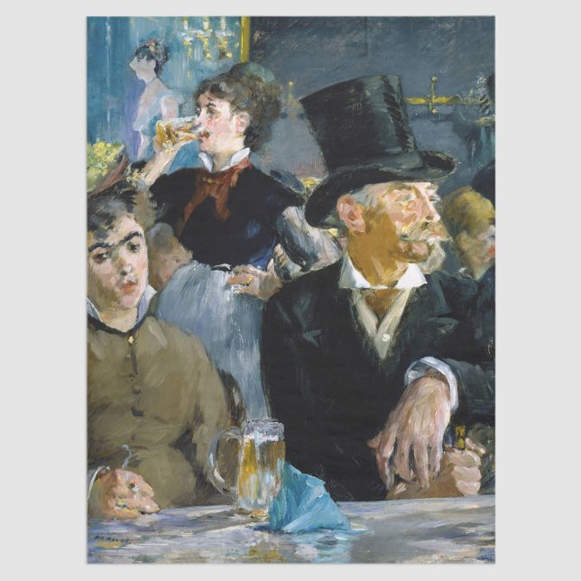 Papel De Seda Edouard Manet - En el café (Subido por el creador)