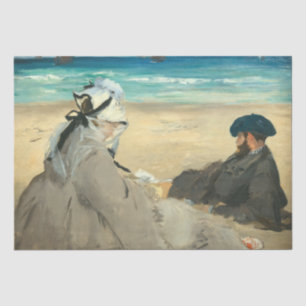 Papel De Seda Edouard Manet - En la playa