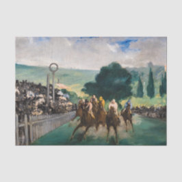 Papel De Seda Edouard Manet - Las carreras en Longchamp