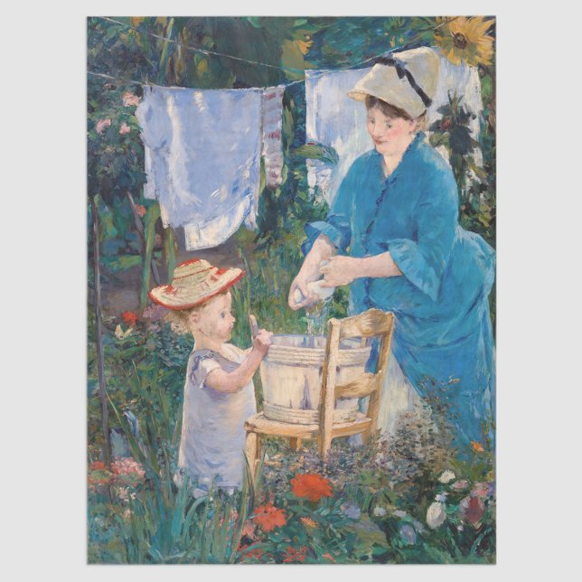 Papel De Seda Edouard Manet - Laundry (Subido por el creador)
