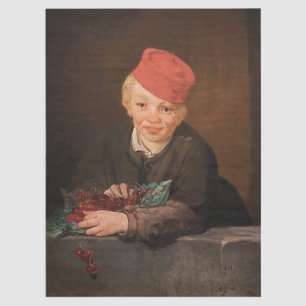 Papel De Seda Edouard Manet - Niño con Cerezas