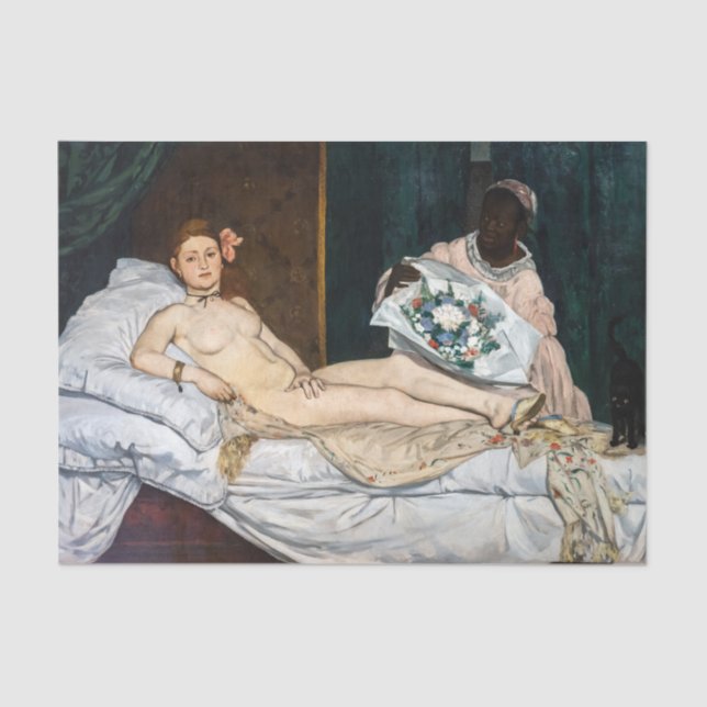 Papel De Seda Edouard Manet - Olympia (Anverso)