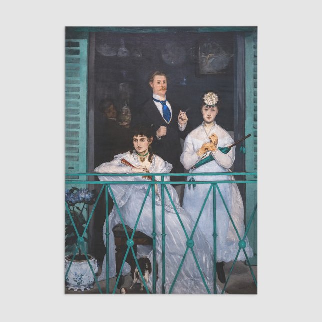 Papel De Seda Edouard Manet - The Balcony / Le Balcon (Subido por el creador)