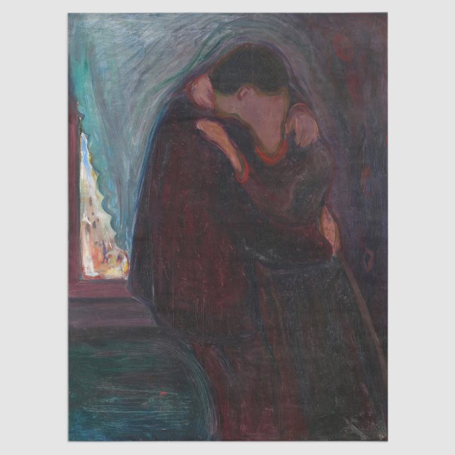 Papel De Seda Edvard Munch - El beso (Subido por el creador)