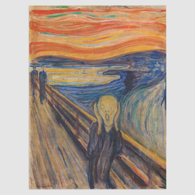 Papel De Seda Edvard Munch - El Grito 1893 (Subido por el creador)