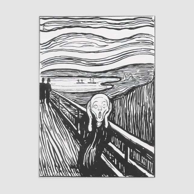 Papel De Seda Edvard Munch - La litografía de la crema (Subido por el creador)