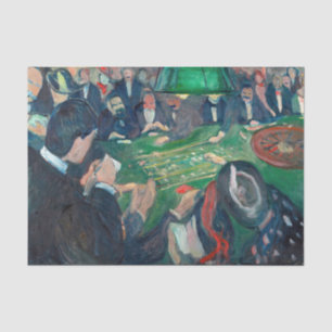 Papel De Seda Edvard Munch - La mesa de la ruleta en Monte Carlo