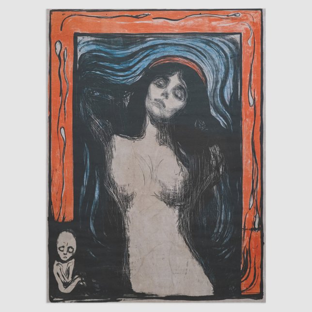 Papel De Seda Edvard Munch - Madonna Litografía (Subido por el creador)