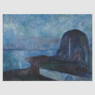 Papel De Seda Edvard Munch - Noche Starry 1893