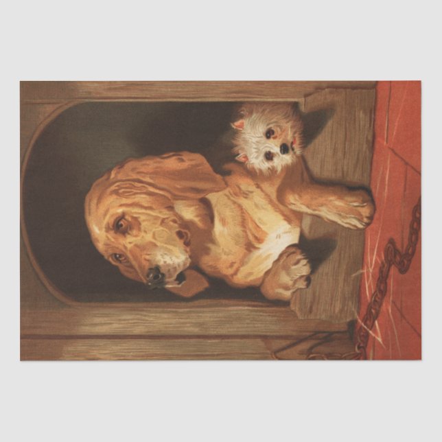 Papel De Seda Edwin Henry Landseer | Dignidad e inmoralidad (Anverso)