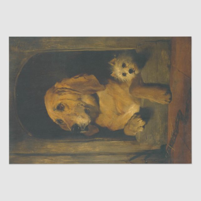 Papel De Seda Edwin Henry Landseer| Dignidad y desconfianza (Anverso)