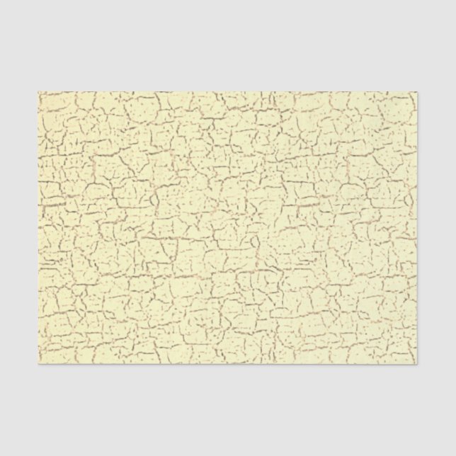Papel De Seda Efecto Grieta Beige Decoupage  (Anverso)