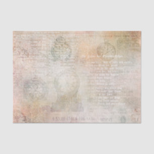 Papel De Seda Efímera de reloj antiguo