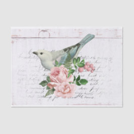 Papel De Seda Efímera floral vintage