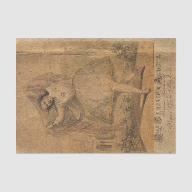 Papel De Seda Efímera Ópera Vintage (Anverso)