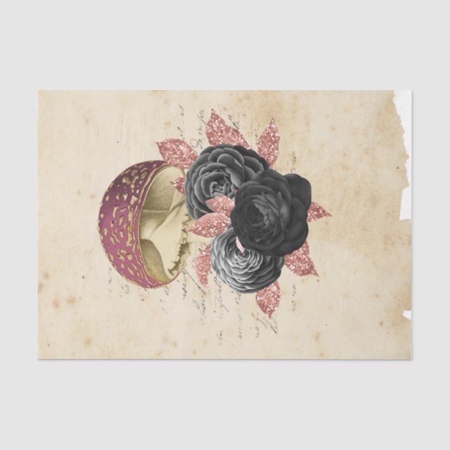 Papel De Seda Efímero de Bruja Serie de Diseño #1 (Anverso)