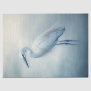 Papel De Seda Egret en la página de la niebla