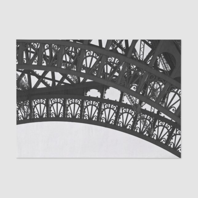 Papel De Seda Eiffel Tower Paris Francia Tissue Paper (Anverso)