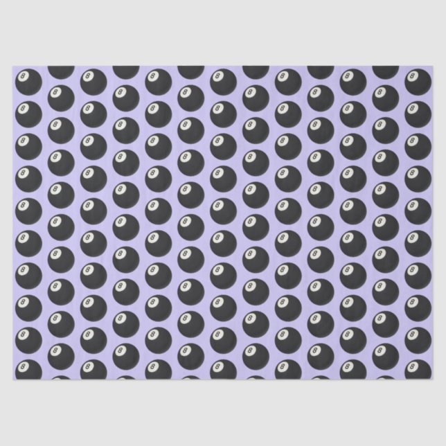 Papel De Seda Eight Ball Y2K Snooker 90s mauve purple (Anverso)