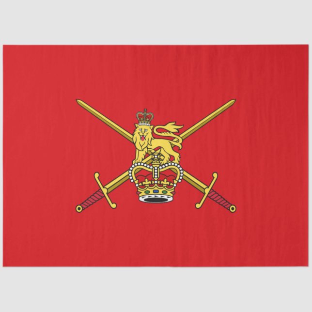Papel De Seda Ejército Británico (Ejército británico) (Anverso)