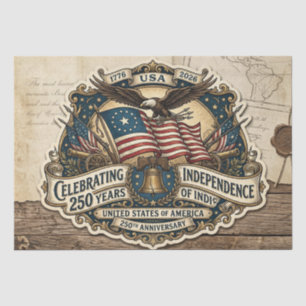 Papel De Seda El 250 cumpleaños de Estados Unidos