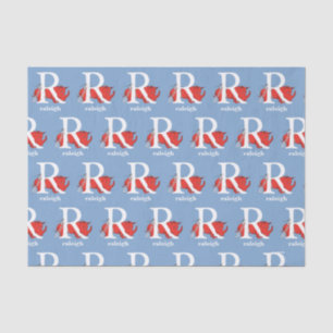 Papel De Seda El ABC del Dr. Seuss: Carta R - Blanco   Añadir su