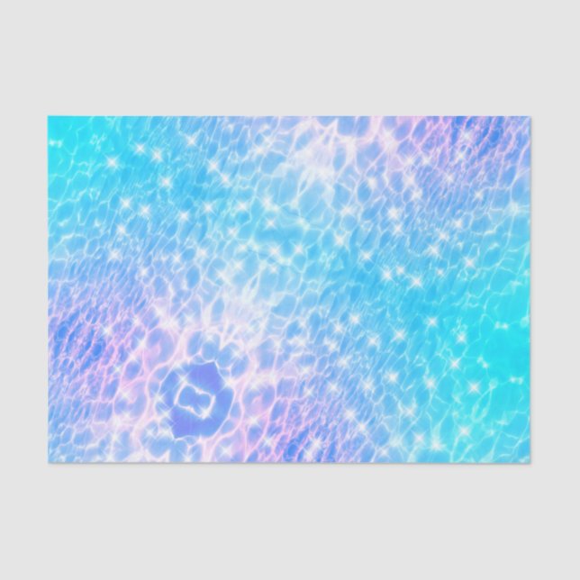 Papel De Seda El agua riega texturas de agua moda moderna elegan (Anverso)