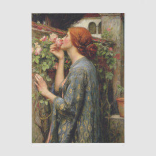 Papel De Seda El alma de la rosa por John William Waterhouse