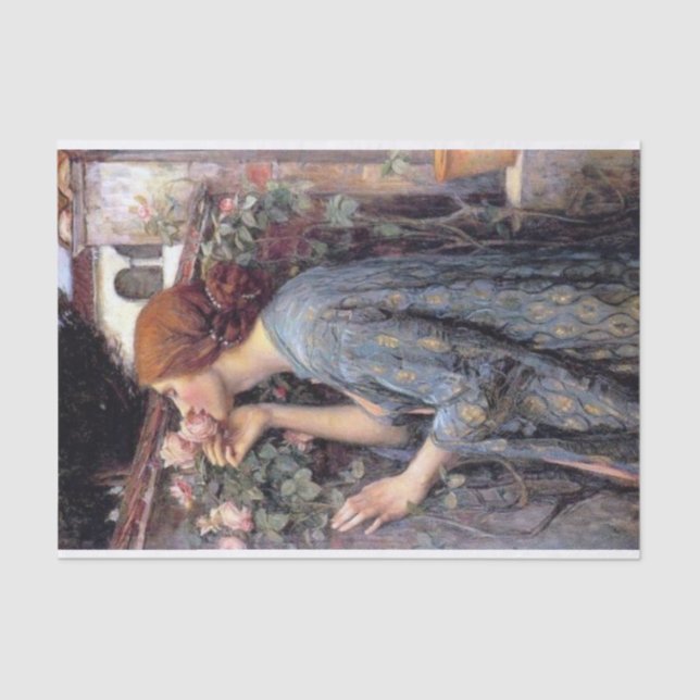 Papel De Seda El alma del Rosa o mi dulce Rosa - 1908 (Anverso)