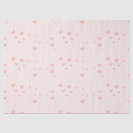 Papel De Seda El amor está en el aire de los corazones rosados
