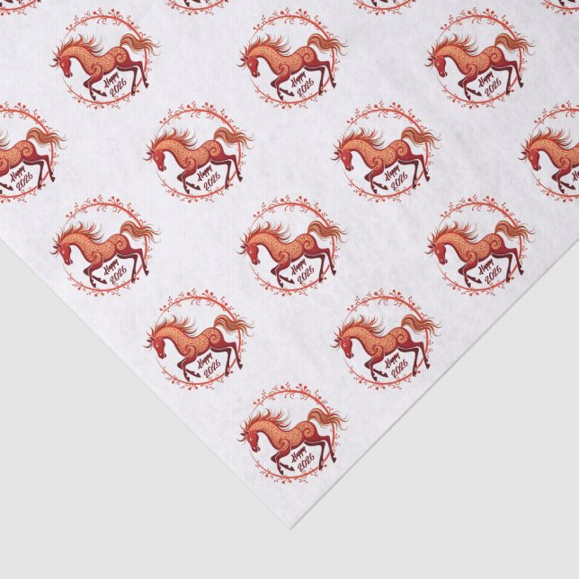 Papel De Seda El año del caballo 2026 (Detalle)