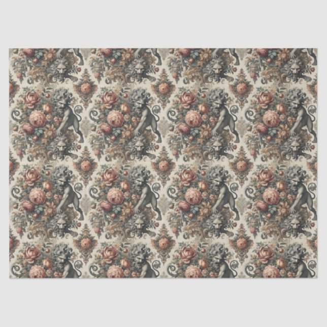 Papel De Seda El ápice arcano - Floral mítica (Anverso)