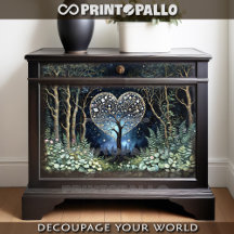 El árbol de fantasía del amor en el jardín encanta