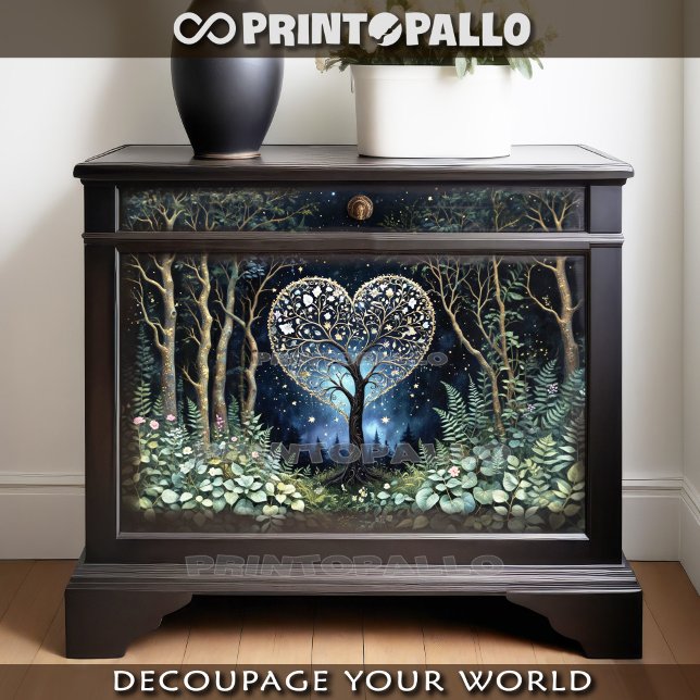 Papel De Seda El árbol de fantasía del amor en el jardín encanta (Subido por el creador)