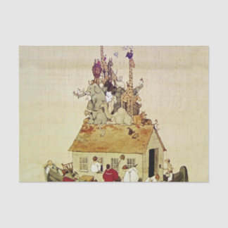 Papel De Seda “El Arca de Noé” por W Heath Robinson