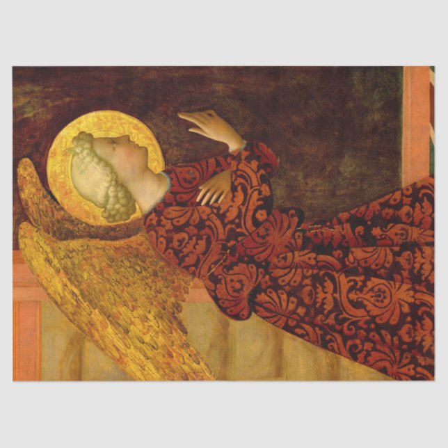 Papel De Seda El arcángel Gabriel de Masolino da Panicale (Anverso)