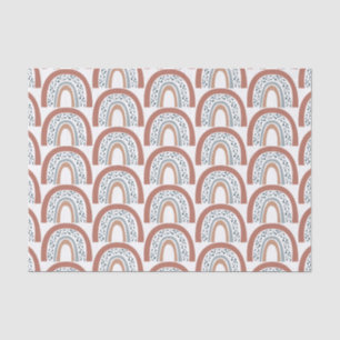 Papel De Seda El arcoiris neutral del boho moderno