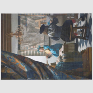 Papel De Seda El arte de la pintura, Johannes Vermeer, 1666-1667