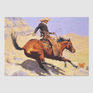 Papel De Seda El arte vaquero occidental de Frederic Remington